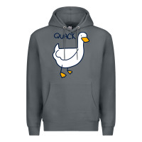 Rock quack duck Premium Hoodie - linhVisuals