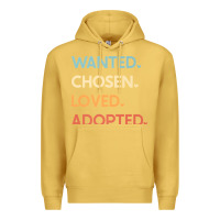 Antique Gold adoption day announcement   wanted chosen loved adopted premium t shir Premium Hoodie - linhVisuals