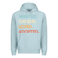 Blue Mist adoption day announcement   wanted chosen loved adopted premium t shir Premium Hoodie - linhVisuals