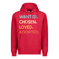 Cardinal adoption day announcement   wanted chosen loved adopted premium t shir Premium Hoodie - linhVisuals