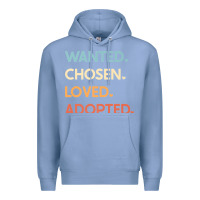 Colony Blue adoption day announcement   wanted chosen loved adopted premium t shir Premium Hoodie - linhVisuals