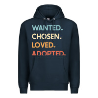 Navy adoption day announcement   wanted chosen loved adopted premium t shir Premium Hoodie - linhVisuals