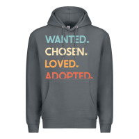Rock adoption day announcement   wanted chosen loved adopted premium t shir Premium Hoodie - linhVisuals