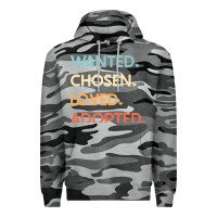 Slate Camo adoption day announcement   wanted chosen loved adopted premium t shir Premium Hoodie - linhVisuals