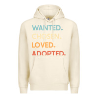 Tofu adoption day announcement   wanted chosen loved adopted premium t shir Premium Hoodie - linhVisuals