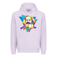 Lilac karl marx get vintage Premium Hoodie - linhVisuals