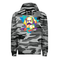 Slate Camo karl marx get vintage Premium Hoodie - linhVisuals