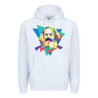 White karl marx get vintage Premium Hoodie - linhVisuals