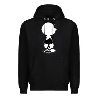 Black peanuts shadow silhouette Premium Hoodie - linhVisuals