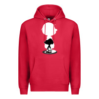 Cardinal peanuts shadow silhouette Premium Hoodie - linhVisuals