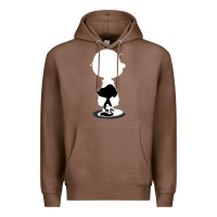 Chestnut peanuts shadow silhouette Premium Hoodie - linhVisuals