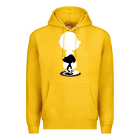 Lemon peanuts shadow silhouette Premium Hoodie - linhVisuals