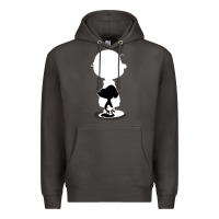 Smoke peanuts shadow silhouette Premium Hoodie - linhVisuals