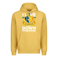 Antique Gold down syndrome awareness month special needs love Premium Hoodie - linhVisuals