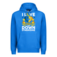 True Royal down syndrome awareness month special needs love Premium Hoodie - linhVisuals