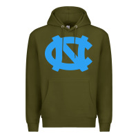 Army Green north carolina Premium Hoodie - linhVisuals