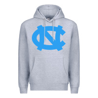 Heather Grey north carolina Premium Hoodie - linhVisuals