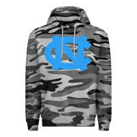 Slate Camo north carolina Premium Hoodie - linhVisuals