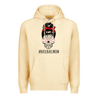 Pina Colada Baseball Mom Skull Premium Hoodie - linhVisuals