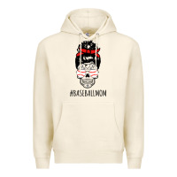 Tofu Baseball Mom Skull Premium Hoodie - linhVisuals