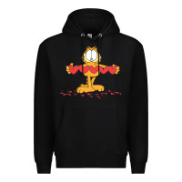 Black garfiel Premium Hoodie - linhVisuals