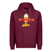 Burgundy garfiel Premium Hoodie - linhVisuals