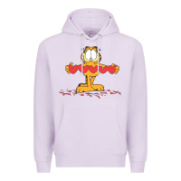 Lilac garfiel Premium Hoodie - linhVisuals