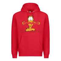 Red garfiel Premium Hoodie - linhVisuals