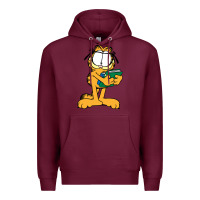 Burgundy garfiel Premium Hoodie - linhVisuals