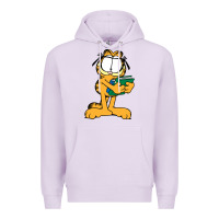 Lilac garfiel Premium Hoodie - linhVisuals