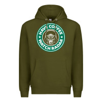 Army Green have coffee, watch radar new Premium Hoodie - linhVisuals