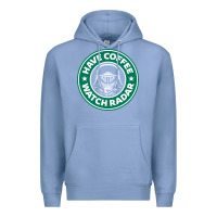 Colony Blue have coffee, watch radar new Premium Hoodie - linhVisuals