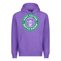 Purple have coffee, watch radar new Premium Hoodie - linhVisuals