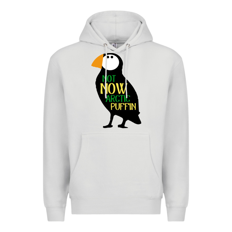 Not Now Arctic Puffin! ,  Not Now Arctic Puffin Premium Hoodie by linhVisuals | Teevron