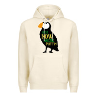 Tofu not now arctic puffin! ,  not now arctic puffin Premium Hoodie - linhVisuals
