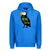 True Royal not now arctic puffin! ,  not now arctic puffin Premium Hoodie - linhVisuals