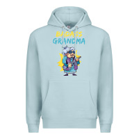 Blue Mist badass grandma family mother grandma t shirt Premium Hoodie - linhVisuals
