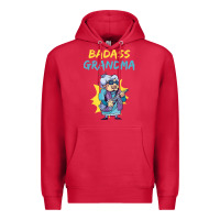 Badass Grandma Family Mother Grandma T Shirt Premium Hoodie | Teevron