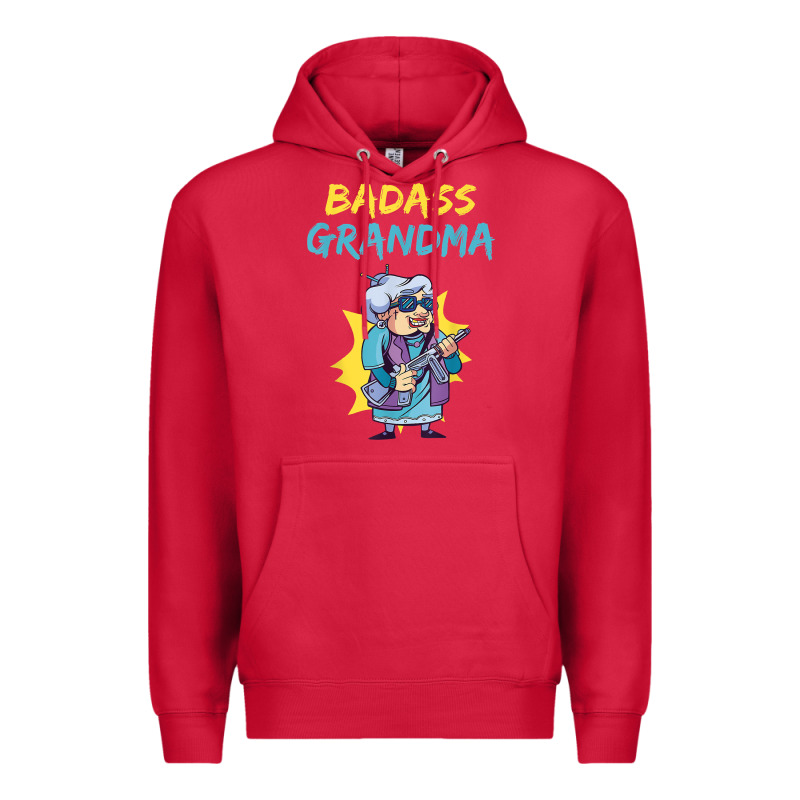 Badass Grandma Family Mother Grandma T Shirt Premium Hoodie by linhVisuals | Teevron