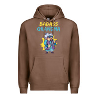Chestnut badass grandma family mother grandma t shirt Premium Hoodie - linhVisuals