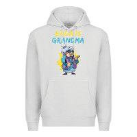 Dove Grey badass grandma family mother grandma t shirt Premium Hoodie - linhVisuals
