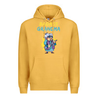 Mustard badass grandma family mother grandma t shirt Premium Hoodie - linhVisuals