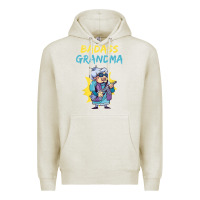 Oatmeal Heather badass grandma family mother grandma t shirt Premium Hoodie - linhVisuals