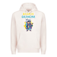 Pale Pink badass grandma family mother grandma t shirt Premium Hoodie - linhVisuals