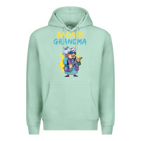 Seafoam badass grandma family mother grandma t shirt Premium Hoodie - linhVisuals