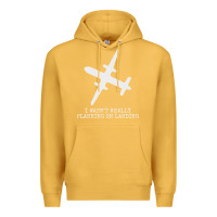 Mustard sky king Premium Hoodie - linhVisuals