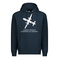 Navy sky king Premium Hoodie - linhVisuals