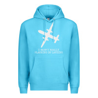 Ocean Blue sky king Premium Hoodie - linhVisuals