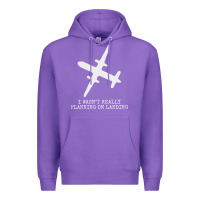 Purple sky king Premium Hoodie - linhVisuals