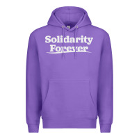 Purple solidarity forever Premium Hoodie - linhVisuals